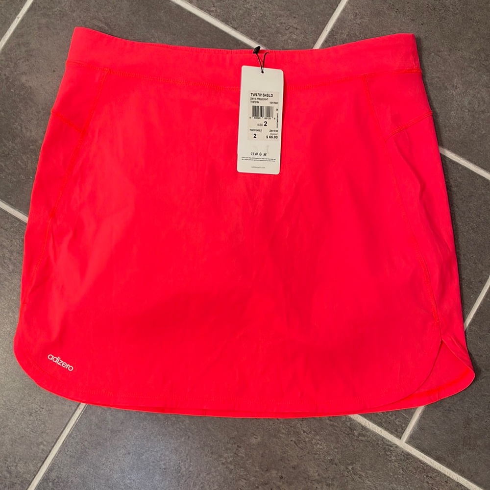 Adidas Deep coral golf skort size 2